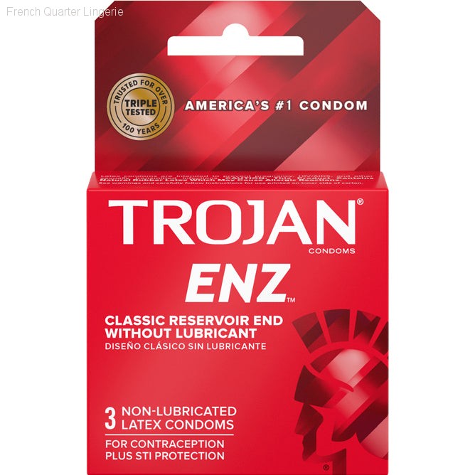 Condoms - Trojan™ Enz™ Condoms (Non-Lubricated) Condoms - Trojan™ Enz™ Condoms (Non-Lubricated)