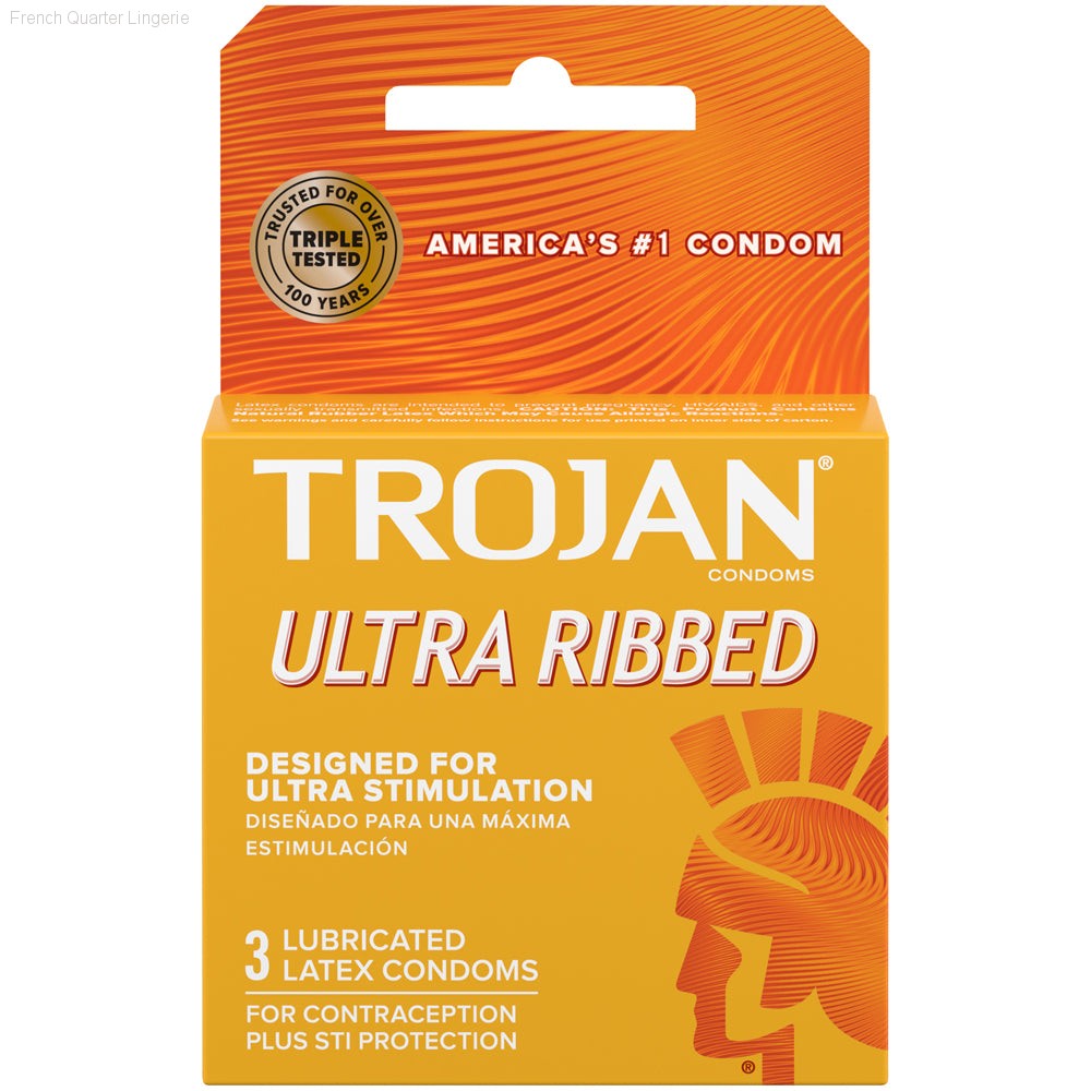 Condoms - Trojan™ Ultra Ribbed Condoms Condoms - Trojan™ Ultra Ribbed Condoms