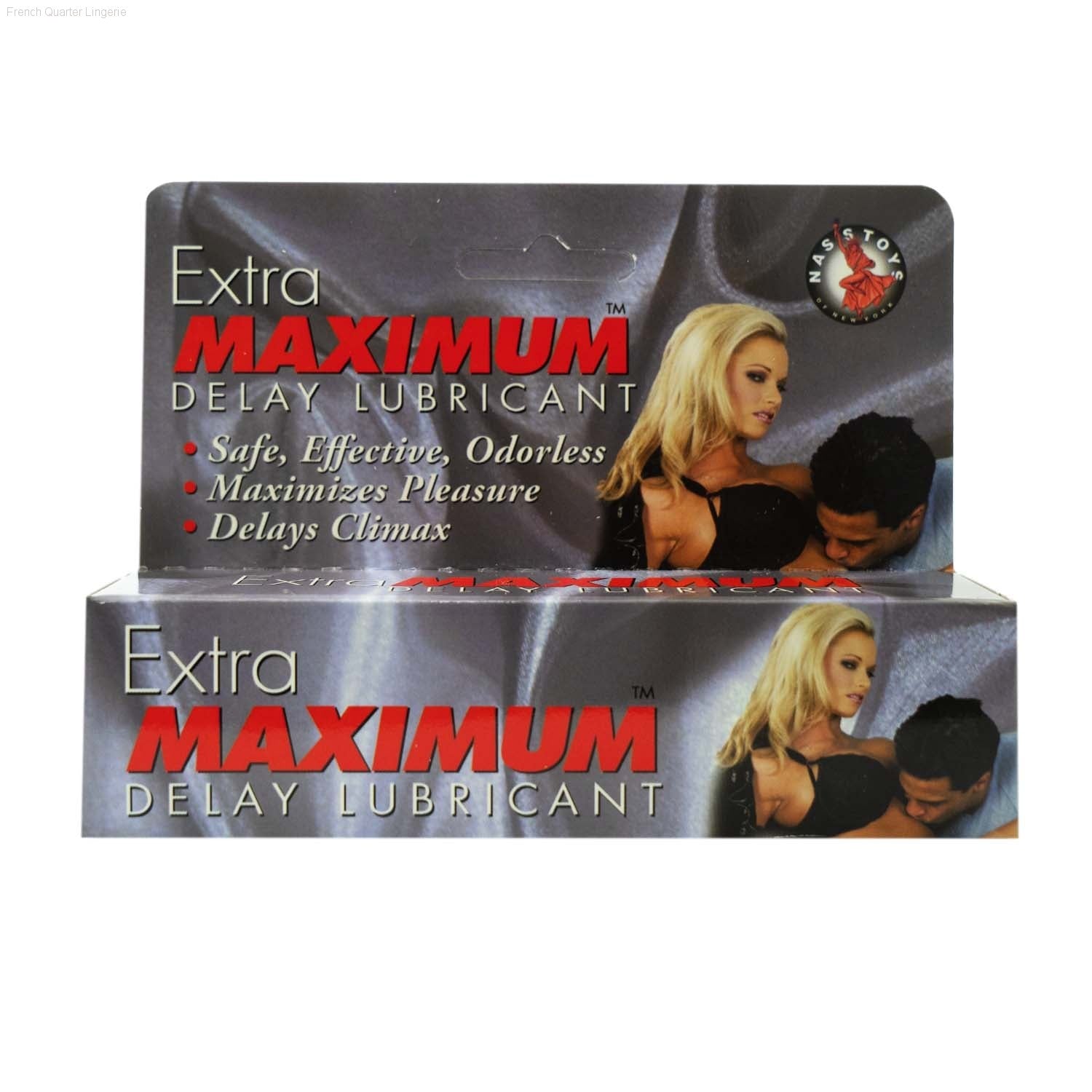 EXTRA MAXIMUM DELAY LUBE 1.5 oz.-French Quarter Lingerie EXTRA MAXIMUM DELAY LUBE 1.5 oz.-French Quarter Lingerie