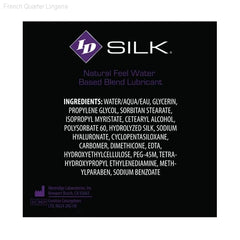 ID Silk Hybrid Lubricant-French Quarter Lingerie ID Silk Hybrid Lubricant-French Quarter Lingerie