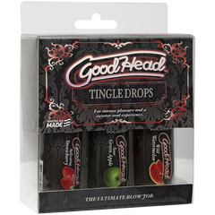 GoodHead™ Tingle Drops - Wild Watermelon, Sour Green Apple, Salivating Strawberry