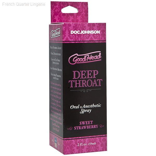 Oral Sex Essentials - GoodHead™ Deep Throat Spray - Strawberry Oral Sex Essentials - GoodHead™ Deep Throat Spray - Strawberry