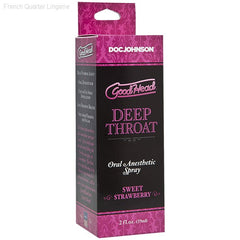 Oral Sex Essentials - GoodHead™ Deep Throat Spray - Strawberry Oral Sex Essentials - GoodHead™ Deep Throat Spray - Strawberry