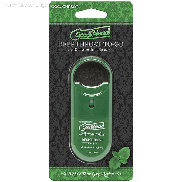 Oral Sex Essentials - GoodHead™ Deep Throat Spray To-Go - Mint Oral Sex Essentials - GoodHead™ Deep Throat Spray To-Go - Mint