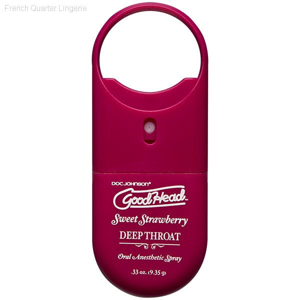 Oral Sex Essentials - GoodHead™ Deep Throat Spray To-Go - Strawberry Oral Sex Essentials - GoodHead™ Deep Throat Spray To-Go - Strawberry
