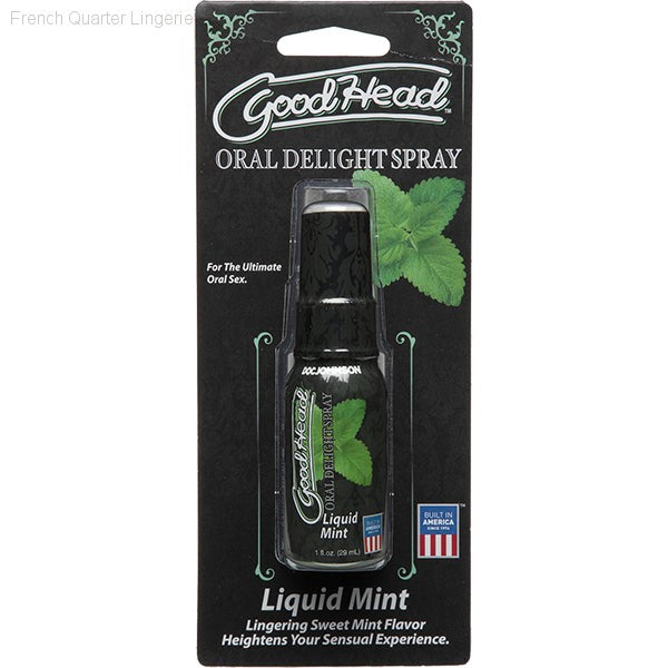 Oral Sex Essentials - GoodHead™ Oral Delight Spray - Liquid Mint Oral Sex Essentials - GoodHead™ Oral Delight Spray - Liquid Mint
