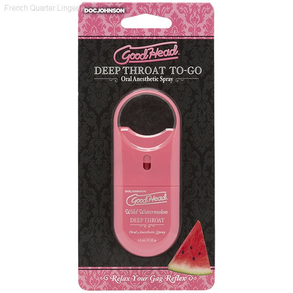 Oral Sex Essentials - GoodHead™ Deep Throat Spray To-Go - Watermelon Oral Sex Essentials - GoodHead™ Deep Throat Spray To-Go - Watermelon