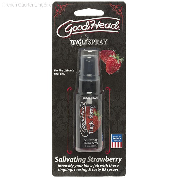 Oral Sex Essentials - GoodHead™ Tingle Spray - Salivating Strawberry Oral Sex Essentials - GoodHead™ Tingle Spray - Salivating Strawberry