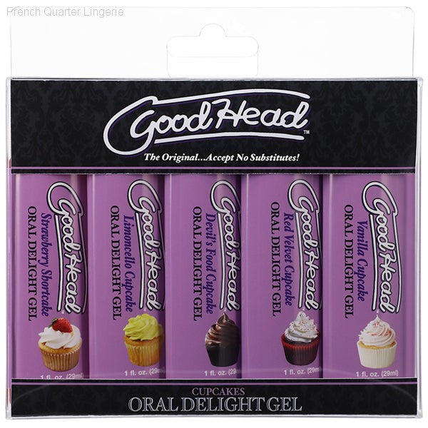 Oral Sex Essentials - GoodHead™ - Oral Delight Gel Cupcakes - 5 Pack Oral Sex Essentials - GoodHead™ - Oral Delight Gel Cupcakes - 5 Pack