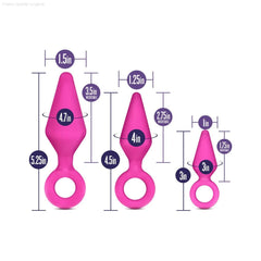 Luxe Night Rimmer Kit - Anal Plug With Handle Luxe Night Rimmer Kit - Anal Plug With Handle
