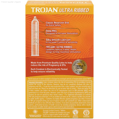 Condoms - Trojan™ Ultra Ribbed Condoms Condoms - Trojan™ Ultra Ribbed Condoms