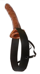 10" Chocolate Dream Hollow Strap-On-French Quarter Lingerie 10" Chocolate Dream Hollow Strap-On-French Quarter Lingerie