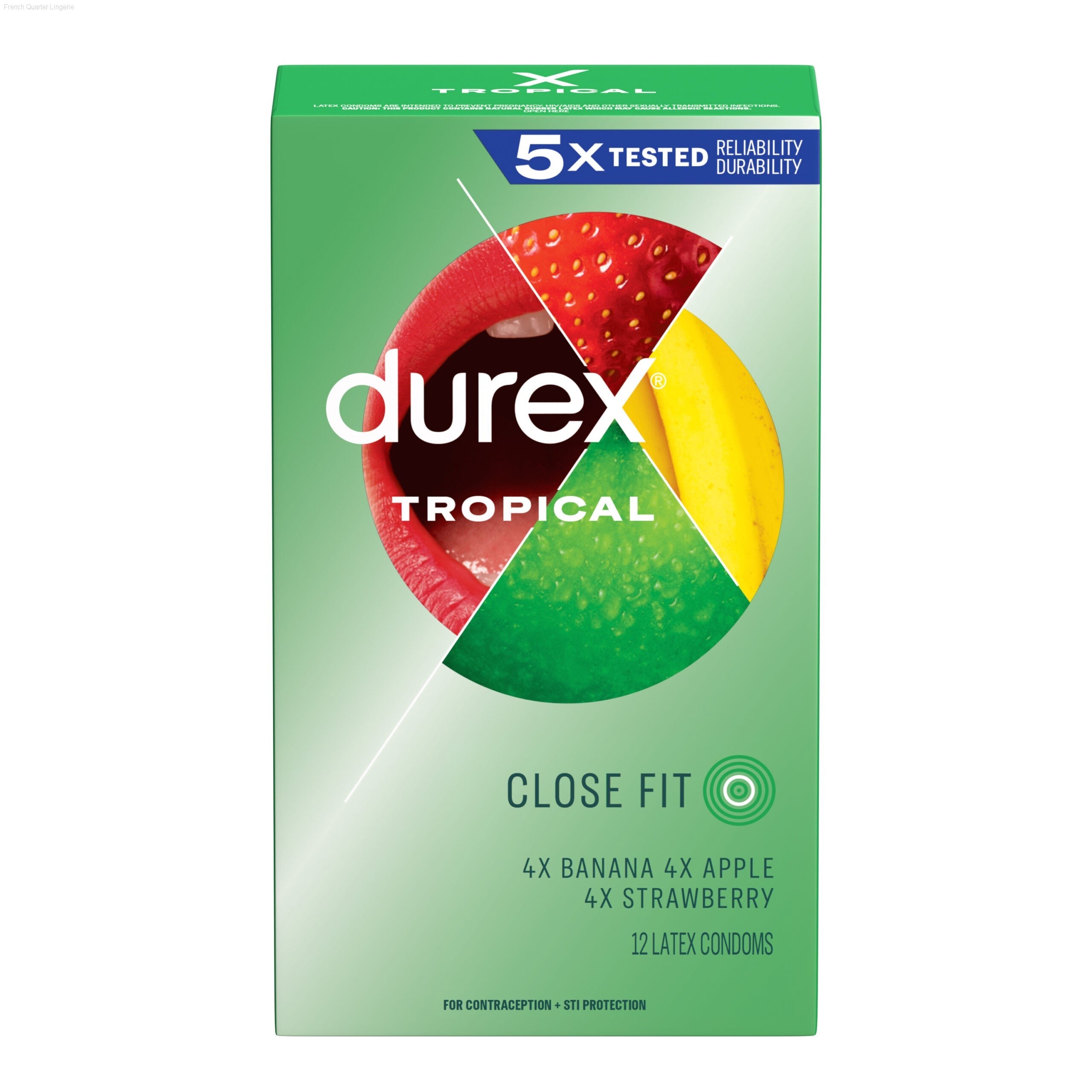 Durex® Tropical Condoms-French Quarter Lingerie Durex® Tropical Condoms-French Quarter Lingerie