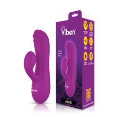 Jolie - Berry - Intense Mini Rabbit Vibe With Pleasure Ridges Jolie - Berry - Intense Mini Rabbit Vibe With Pleasure Ridges
