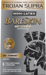 Trojan™ Bareskin™ Supra™ Condoms (Non-Latex) Trojan™ Bareskin™ Supra™ Condoms (Non-Latex)