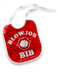 Blow Job Bib - Novelty Gag Gift Blow Job Bib - Novelty Gag Gift