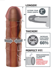 Fantasy X-Tensions Mega 2-inch Extension-French Quarter Lingerie Fantasy X-Tensions Mega 2-inch Extension-French Quarter Lingerie