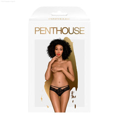 Adore Me-Lace Panties With Bow And Strap Details Adore Me-Lace Panties With Bow And Strap Details