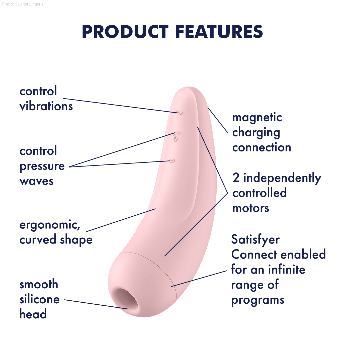 Curvy 2 - Air-Pulse Vibrator With Bluetooth Connect App Curvy 2 - Air-Pulse Vibrator With Bluetooth Connect App