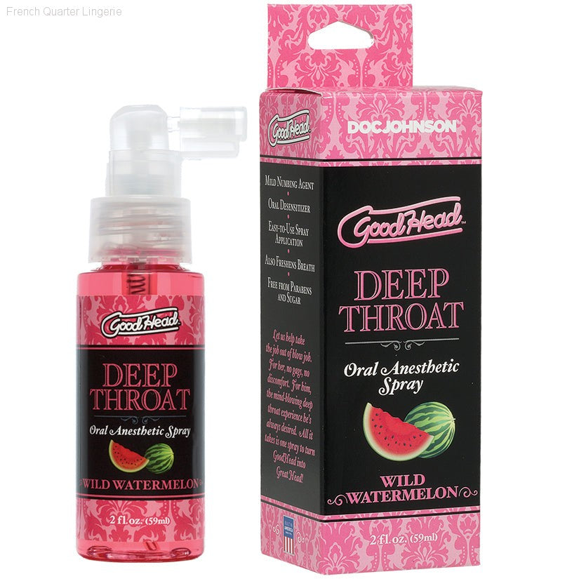 GoodHead Deep Throat Spray - Wild Watermelon-French Quarter Lingerie GoodHead Deep Throat Spray - Wild Watermelon-French Quarter Lingerie