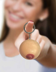 Super Fun Key Chain, Squishy Boob Super Fun Key Chain, Squishy Boob