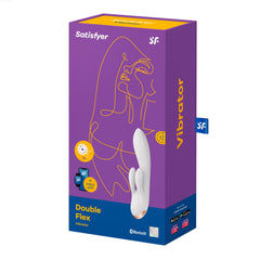 Rechargeable Vibrators - Satisfyer Double Flex Connect App Rechargeable Vibrators - Satisfyer Double Flex Connect App