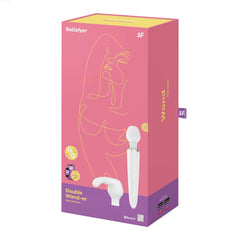 Rechargeable Vibrators - Satisfyer Double Wand-er Connect App Rechargeable Vibrators - Satisfyer Double Wand-er Connect App