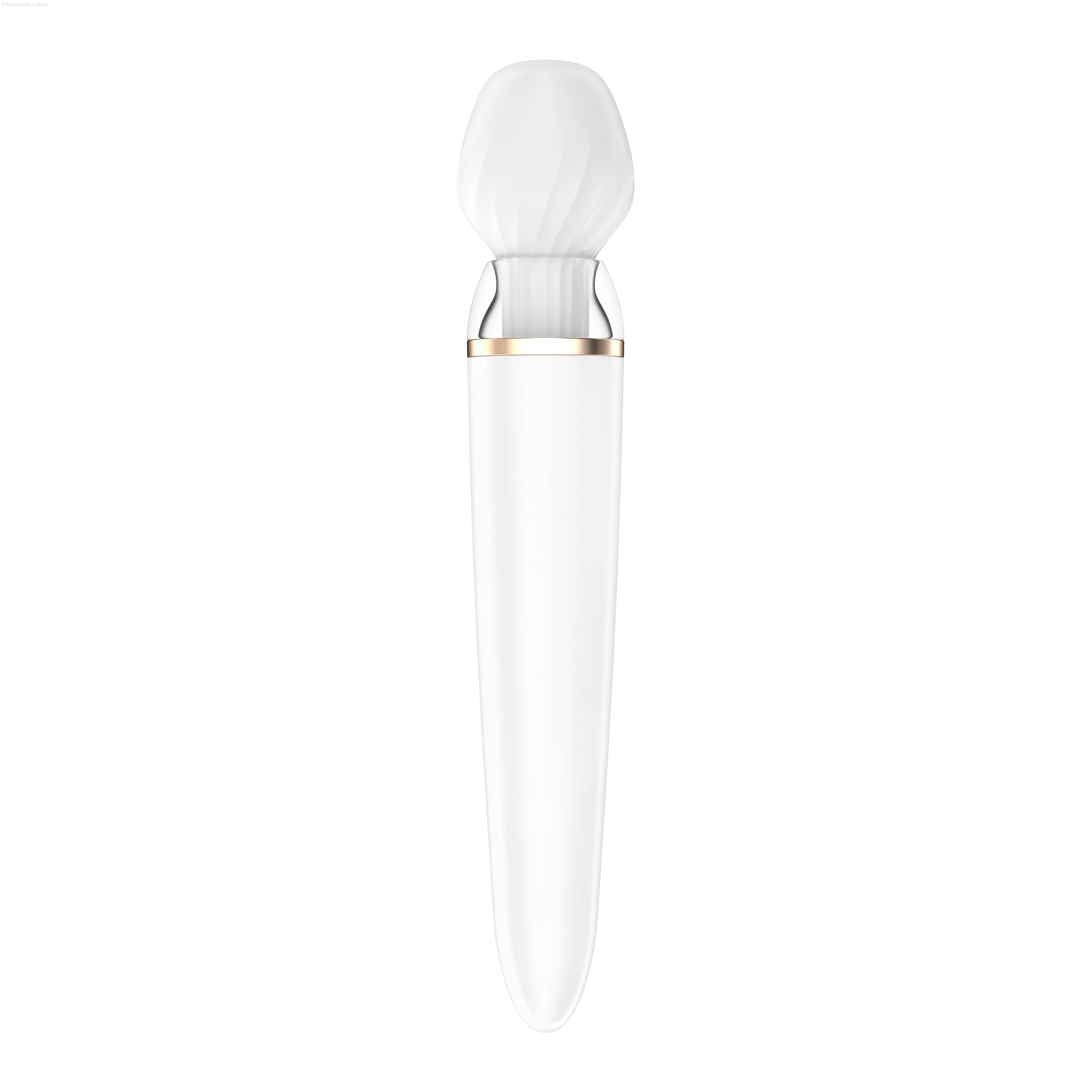 Rechargeable Vibrators - Satisfyer Double Wand-er Connect App Rechargeable Vibrators - Satisfyer Double Wand-er Connect App