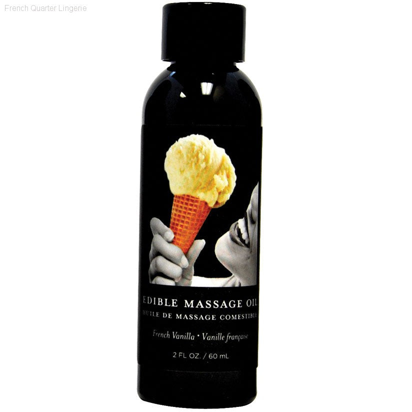 Earthly Body Edible Massage Oil (Vanilla Flavor)-French Quarter Lingerie Earthly Body Edible Massage Oil (Vanilla Flavor)-French Quarter Lingerie