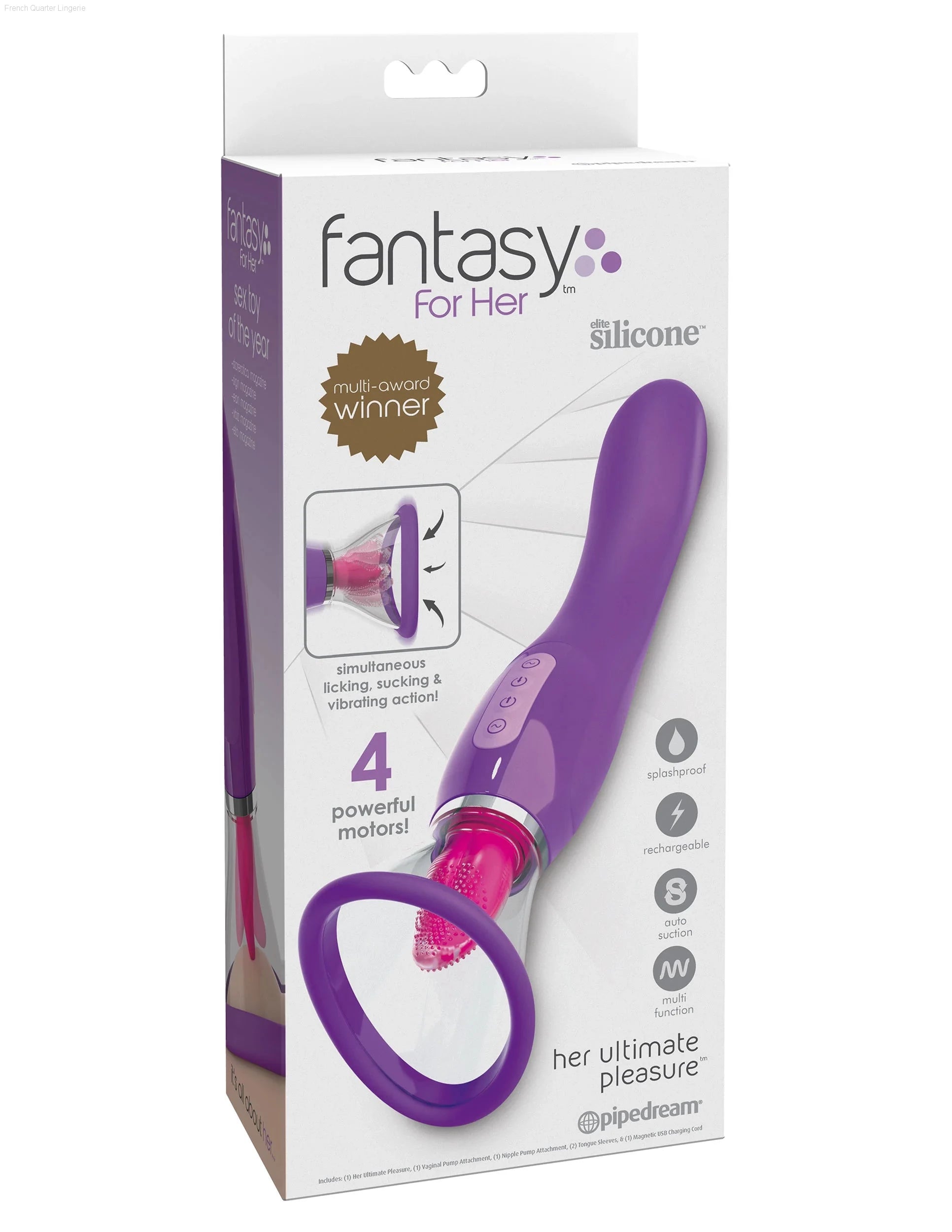 Fantasy For Her - Her Ultimate Pleasure-French Quarter Lingerie Fantasy For Her - Her Ultimate Pleasure-French Quarter Lingerie
