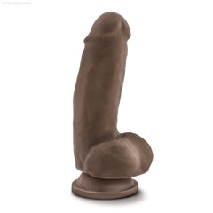Au Naturel Realistic 7-Inch Fat Boy Long Dildo With Balls & Suction Cup Base-French Quarter Lingerie Au Naturel Realistic 7-Inch Fat Boy Long Dildo With Balls & Suction Cup Base-French Quarter Lingerie