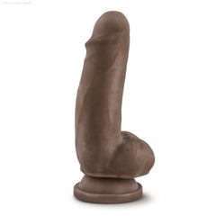 Au Naturel Realistic 7-Inch Fat Boy Long Dildo With Balls & Suction Cup Base-French Quarter Lingerie Au Naturel Realistic 7-Inch Fat Boy Long Dildo With Balls & Suction Cup Base-French Quarter Lingerie