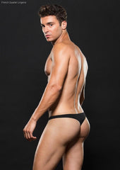 Men's Underwesr - LOW-RISE MICROFIBER ZIP THONG Men's Underwesr - LOW-RISE MICROFIBER ZIP THONG