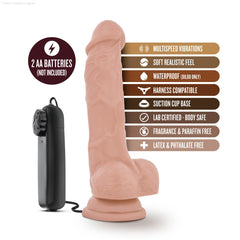 Blush Dr. Skin Dr. Tim Realistic 7.5-Inch Long Remote Control Vibrating Dildo With Suction Cup Base-French Quarter Lingerie Blush Dr. Skin Dr. Tim Realistic 7.5-Inch Long Remote Control Vibrating Dildo With Suction Cup Base-French Quarter Lingerie