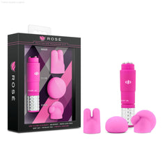 Rose Revitalize Pink Vibrating 3-Piece Massage Wand Kit Rose Revitalize Pink Vibrating 3-Piece Massage Wand Kit