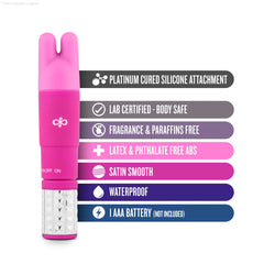 Rose Revitalize Pink Vibrating 3-Piece Massage Wand Kit Rose Revitalize Pink Vibrating 3-Piece Massage Wand Kit
