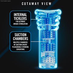 M for Men Soft & Wet All Nighter Clear Masturbator / Stroker M for Men Soft & Wet All Nighter Clear Masturbator / Stroker