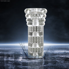 M for Men Soft & Wet All Nighter Clear Masturbator / Stroker M for Men Soft & Wet All Nighter Clear Masturbator / Stroker