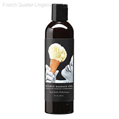 Earthly Body Edible Massage Oil (Vanilla Flavor)-French Quarter Lingerie Earthly Body Edible Massage Oil (Vanilla Flavor)-French Quarter Lingerie
