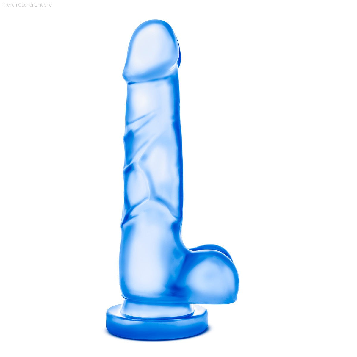 Blush B Yours Sweet N' Hard 4 Realistic 7-Inch Long Dildo With Balls & Suction Cup Base-French Quarter Lingerie Blush B Yours Sweet N' Hard 4 Realistic 7-Inch Long Dildo With Balls & Suction Cup Base-French Quarter Lingerie