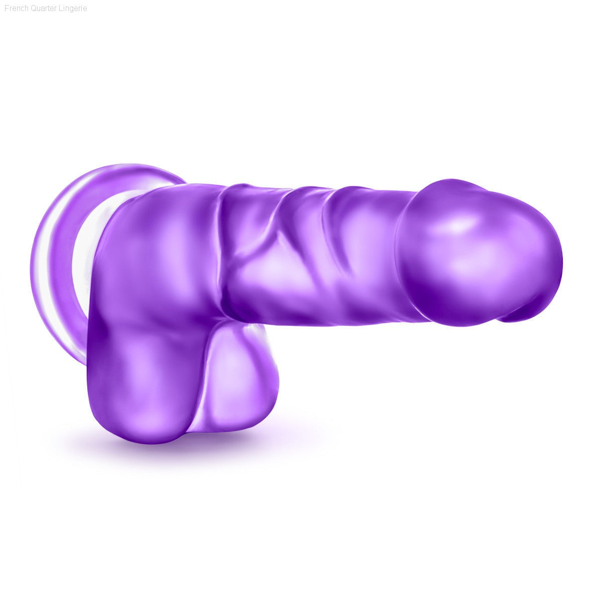 Blush B Yours Sweet N' Hard 4 Realistic 7-Inch Long Dildo With Balls & Suction Cup Base-French Quarter Lingerie Blush B Yours Sweet N' Hard 4 Realistic 7-Inch Long Dildo With Balls & Suction Cup Base-French Quarter Lingerie