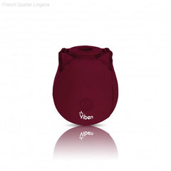 Classic Rose - Ruby - Handheld Rose Clitoral and Nipple Stimulator-French Quarter Lingerie Classic Rose - Ruby - Handheld Rose Clitoral and Nipple Stimulator-French Quarter Lingerie