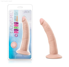 Au Naturel Jack Realistic 7.5-Inch Long Dildo With Suction Cup Base-French Quarter Lingerie Au Naturel Jack Realistic 7.5-Inch Long Dildo With Suction Cup Base-French Quarter Lingerie
