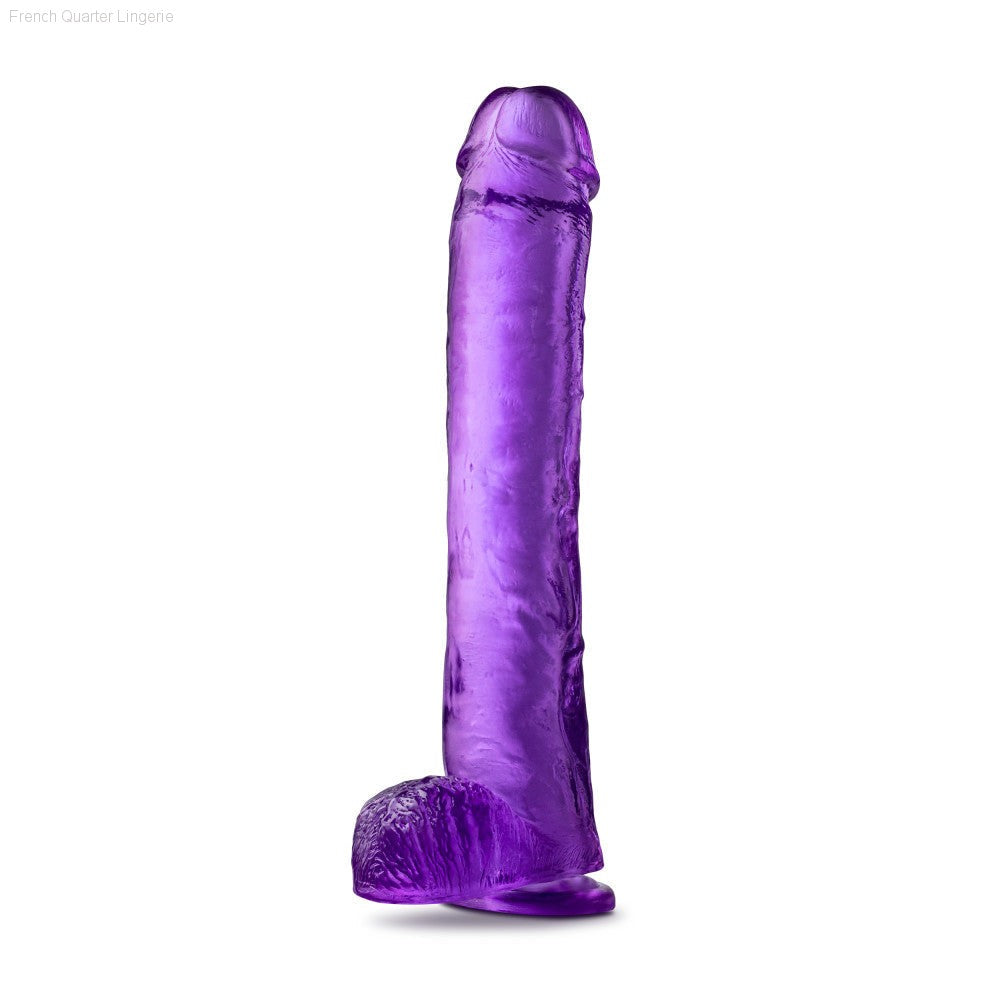 B Yours Plus By Blush® | Hefty N’ Hung 14-Inch Long Dildo With Balls & Suction Cup Base-French Quarter Lingerie B Yours Plus By Blush® | Hefty N’ Hung 14-Inch Long Dildo With Balls & Suction Cup Base-French Quarter Lingerie