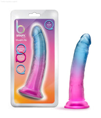 B Yours By Blush® | Beautiful Sky Realistic Sunset 7.5-Inch Long Dildo With Suction Cup Base-French Quarter Lingerie B Yours By Blush® | Beautiful Sky Realistic Sunset 7.5-Inch Long Dildo With Suction Cup Base-French Quarter Lingerie