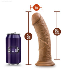 Dr. Skin By Blush® | Realistic 8-Inch Long Dildo With Suction Cup Base-French Quarter Lingerie Dr. Skin By Blush® | Realistic 8-Inch Long Dildo With Suction Cup Base-French Quarter Lingerie