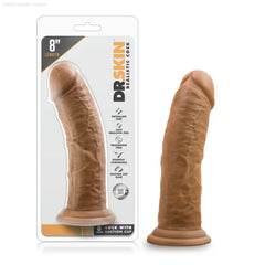 Dr. Skin By Blush® | Realistic 8-Inch Long Dildo With Suction Cup Base-French Quarter Lingerie Dr. Skin By Blush® | Realistic 8-Inch Long Dildo With Suction Cup Base-French Quarter Lingerie