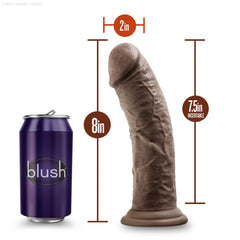 Dr. Skin By Blush® | Realistic 8-Inch Long Dildo With Suction Cup Base-French Quarter Lingerie Dr. Skin By Blush® | Realistic 8-Inch Long Dildo With Suction Cup Base-French Quarter Lingerie