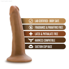 Dr. Skin By Blush® | Realistic 5.5-Inch Long Dildo With Suction Cup Base-French Quarter Lingerie Dr. Skin By Blush® | Realistic 5.5-Inch Long Dildo With Suction Cup Base-French Quarter Lingerie