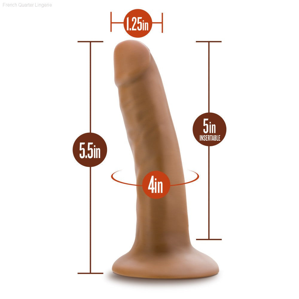 Dr. Skin By Blush® | Realistic 5.5-Inch Long Dildo With Suction Cup Base-French Quarter Lingerie Dr. Skin By Blush® | Realistic 5.5-Inch Long Dildo With Suction Cup Base-French Quarter Lingerie